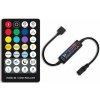 RGB + CCT ovládač čierny RF, 5V, 12V, 24V RGB + CCT ovládač čierny RF, 5V, 12V, 24V