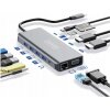 ZENWIRE Adaptér - rozbočovač 12 v 1 USB-C - 2x HDMI - VGA - USB 3.0 - Gigabit Ethernet - SD - LAN - Audio - pre Windows ZENWIRE Adaptér - rozbočovač 12 v 1 USB-C - 2x HDMI - VGA - USB 3.0 - Gigabit Ethernet - SD - LAN - Audio - pre Windows