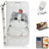 Peňaženkové 3D puzdro na LG K61 - Cute Cat Peňaženkové 3D puzdro na LG K61 - Cute Cat