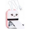 Mini termálna tlačiareň fotografií Bluetooth + 11 roliek Mini termálna tlačiareň fotografií Bluetooth + 11 roliek
