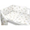 Baby Nellys Sada do postieľky Mantinel s obliečkami, 3D sada - Malý Macko, biela/béžová Baby Nellys Baby Nellys Sada do postieľky Mantinel s obliečkami, 3D sada - Malý Macko, biela/béžová Baby Nellys