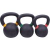 Sada powdercoated kettlebellu Sportago Ironside - 10 + 12 + 16 kg Sada powdercoated kettlebellu Sportago Ironside - 10 + 12 + 16 kg