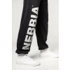Pánske nohavice Nebbia Washed-off Gym Sweatpants Baggy Style GYM BRO 373 Black XL Pánske nohavice Nebbia Washed-off Gym Sweatpants Baggy Style GYM BRO 373 Black XL