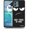 Picasee silikónový čierny obal pre Motorola Moto G72 - Nesiahajte mi na telefón Picasee silikónový čierny obal pre Motorola Moto G72 - Nesiahajte mi na telefón