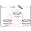 BREMBO Súprava brzdových doštičiek P 15 002 BREMBO Súprava brzdových doštičiek P 15 002