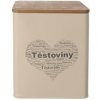 Orion Dóza plech/drevo 14x14x16,5 cm TĚSTOVINY SRDCE Orion Dóza plech/drevo 14x14x16,5 cm TĚSTOVINY SRDCE