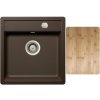 Schock Mono N-100S-FB s krájacou doskou Classic Line bronze MONN100SFBBRO Schock Mono N-100S-FB s krájacou doskou Classic Line bronze MONN100SFBBRO