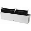 Plastkon samozavlažovací truhlík Supreme Kamenná šedá, 74.6x19.3x19 cm Plastkon samozavlažovací truhlík Supreme Kamenná šedá, 74.6x19.3x19 cm