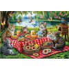 Alipson Puzzle - Puzzle Piknik pre mačky - 1000 dielov Alipson Puzzle - Puzzle Piknik pre mačky - 1000 dielov