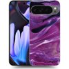 Picasee silikónový čierny obal pre Google Pixel 9 Pro XL - Purple glitter Picasee silikónový čierny obal pre Google Pixel 9 Pro XL - Purple glitter