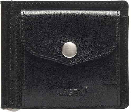 Lagen dolarovka kožená peňaženka 2017 BLK černá