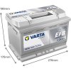 Varta Blue Dynamic EFB 12V 70Ah 760A 570 500 076 Varta Blue Dynamic EFB 12V 70Ah 760A 570 500 076