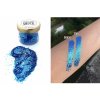 Lesklé ozdoby na telo + vlasy + brada - trblietky Glitter prach 10g (Modrý) Lesklé ozdoby na telo + vlasy + brada - trblietky Glitter prach 10g (Modrý)