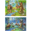 Puzzle pre malého poľovníka - Zvieratká v lese 2x24 dielikov Puzzle pre malého poľovníka - Zvieratká v lese 2x24 dielikov