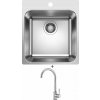 Blanco SUPRA 400-IF/A R12 nerez kartáčovaný 526352 + Deante LIMA BBM F62M nerezová oceľ Blanco SUPRA 400-IF/A R12 nerez kartáčovaný 526352 + Deante LIMA BBM F62M nerezová oceľ