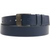 Black Hand kožený opasok 004-40 modrý
