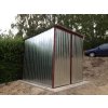 Plechová garáž 2×2 m | Pozinkovaný plech | Spád dozadu Plechová garáž 2×2 m | Pozinkovaný plech | Spád dozadu
