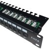 DATACOM Patch panel 24p. CAT6 UTP 3x8p LSA 1U s horným zárezom DATACOM Patch panel 24p. CAT6 UTP 3x8p LSA 1U s horným zárezom