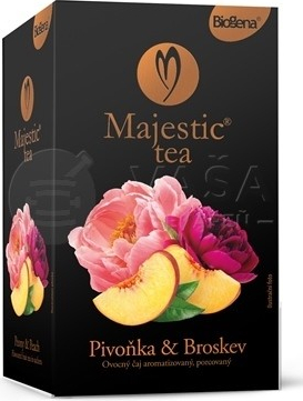 Biogena Majestic Tea Ovocný čaj Broskyňa & Pivonka 20 x 2,5 g