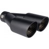 Koncovka výfuku z nehrdzavejúcej ocele čierna matná AMiO-04063 Koncovka výfuku z nehrdzavejúcej ocele čierna matná AMiO-04063