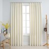 vidaXL Zatemňovacie závesy 2 ks s háčikmi, zamat, krémové 140x175 cm vidaXL Zatemňovacie závesy 2 ks s háčikmi, zamat, krémové 140x175 cm