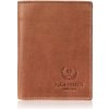 Paolo Peruzzi peňaženka z pravej kože hnedá pánska