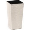 Kvetináč Finezia ECO dláto 40x40 h75 - biely Kvetináč Finezia ECO dláto 40x40 h75 - biely