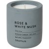 Vonná sviečka FRAGA ⌀ 6,5 cm, Rose & White Musk, Blomus Vonná sviečka FRAGA ⌀ 6,5 cm, Rose & White Musk, Blomus