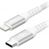 AlzaPower APW-CBMFI94005S AluCore USB-C to Lightning MFi, 0,5m, stříbrný