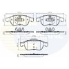 Sada brzdových platničiek kotúčovej brzdy COMLINE CBP01677 CBP01677 Sada brzdových platničiek kotúčovej brzdy COMLINE CBP01677 CBP01677