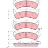 Sada brzdových platničiek kotúčovej brzdy TRW Automotive Aftermarket GDB4041 Sada brzdových platničiek kotúčovej brzdy TRW Automotive Aftermarket GDB4041