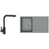 STRONG K-StrongSinks S3 Set drez Zala 860x500mm granit šedá + Batéria Ipoly čierna STRONG K-StrongSinks S3 Set drez Zala 860x500mm granit šedá + Batéria Ipoly čierna