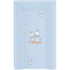 Ceba Baby Soft trojuholníková prebaľovacia podložka - Zebra blue 80 x 50 cm Ceba Baby Soft trojuholníková prebaľovacia podložka - Zebra blue 80 x 50 cm