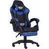 Herné kreslo Infini Espace Blue umelá koža čierno-modré Herné kreslo Infini Espace Blue umelá koža čierno-modré