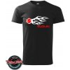 Tričko s potlačou Suzuki flames Tričko s potlačou Suzuki flames