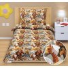 Bellatex obliečky Junior 90/033 hnědé koně 140x200 70x90 Bellatex obliečky Junior 90/033 hnědé koně 140x200 70x90