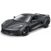 Maisto Chevrolet Corvette Stingray 2020 1:18 šedá Maisto Chevrolet Corvette Stingray 2020 1:18 šedá