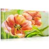 Obraz červené tulipány vo vintage prevedení Obraz červené tulipány vo vintage prevedení