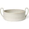 ferm LIVING Misa na ovocie FLOW 32 cm, biela, kamenina ferm LIVING Misa na ovocie FLOW 32 cm, biela, kamenina