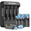 AlzaPower SET AP410-C Battery Charger + Rechargeable Battries HR6 (AA) 1800 mAh 4 ks + HR03 (AAA) 80 BUN AlzaPower SET AP410-C Battery Charger + Rechargeable Battries HR6 (AA) 1800 mAh 4 ks + HR03 (AAA) 80 BUN