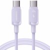 JOYROOM dátový a nabíjací kábel 100W USB-C / USB-C pre iPhone / iPad / MacBook / AirPods - 1,2 m - fialový - možnosť vrátiť tovar ZADARMO do 30tich dní JOYROOM dátový a nabíjací kábel 100W USB-C / USB-C pre iPhone / iPad / MacBook / AirPods - 1,2 m - fialový - možnosť vrátiť tovar ZADARMO do 30tich dní