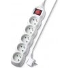 Prodlužovací kabel 5 zásuvek 5m Geti GEC55S s vypínačem Prodlužovací kabel 5 zásuvek 5m Geti GEC55S s vypínačem
