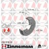 ZIMMERMANN Brzdovy bubon 230.1910.20 ZIMMERMANN Brzdovy bubon 230.1910.20