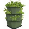 Gusta Garden PAUL POTATO 3-vrstvový samozavlažovací kvetináč, tmavozelený GG-103351 Gusta Garden PAUL POTATO 3-vrstvový samozavlažovací kvetináč, tmavozelený GG-103351