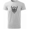 Viking logo - Klasické pánske tričko vyššej gramáže - 4XL ( Svetlosivý melír ) Viking logo - Klasické pánske tričko vyššej gramáže - 4XL ( Svetlosivý melír )