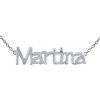 Silvego Strieborná retiazka s menom Martina JJJ2241N-Martina Silvego Strieborná retiazka s menom Martina JJJ2241N-Martina