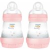 MAM Perfect Star Anti-colic Bottle antikoliková fľaša 0m+ Pink 2x160 ml MAM Perfect Star Anti-colic Bottle antikoliková fľaša 0m+ Pink 2x160 ml