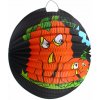Lampión čierny Halloween tekvica 25 cm Lampión čierny Halloween tekvica 25 cm