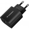Wozinsky WGWCB USB-A USB-C 20W nástenná nabíjačka - čierna Wozinsky WGWCB USB-A USB-C 20W nástenná nabíjačka - čierna