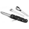 TB Outdoor Bivouac Camp Knife - kempingový nůž (příbor) s pouzdrem black TB Outdoor Bivouac Camp Knife - kempingový nůž (příbor) s pouzdrem black
